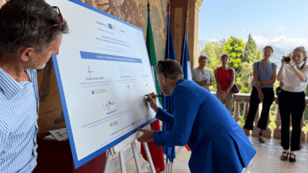 Firma del protocollo d'intessa (c) Regione Liguria