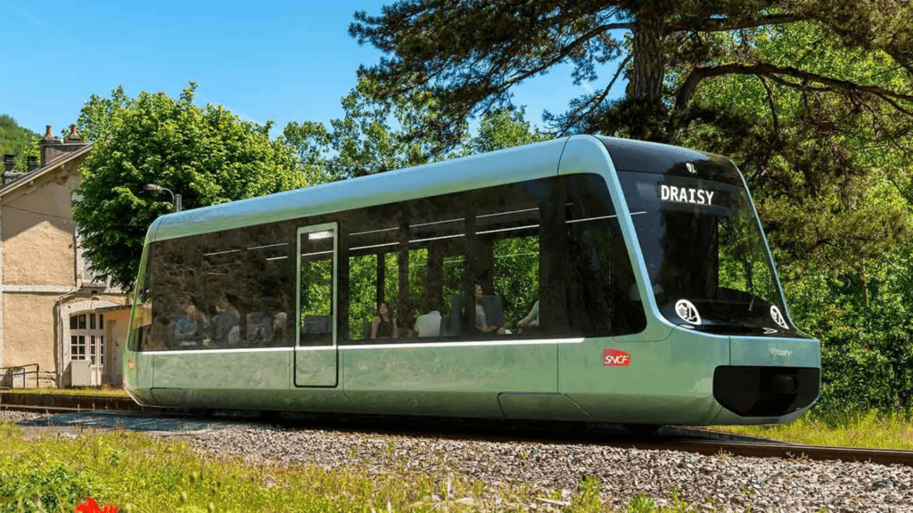 Le train Draisy, un projet de SNCF, ADEME e des opérateurs - Il treno Draisy in progetto tra SNCF ADEME e alcuni operatori (c) ADEME