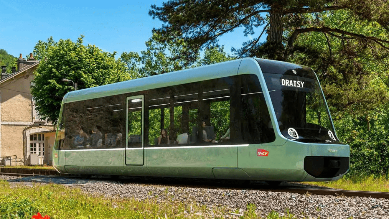 Le train Draisy, un projet de SNCF, ADEME e des opérateurs - Il treno Draisy in progetto tra SNCF ADEME e alcuni operatori (c) ADEME