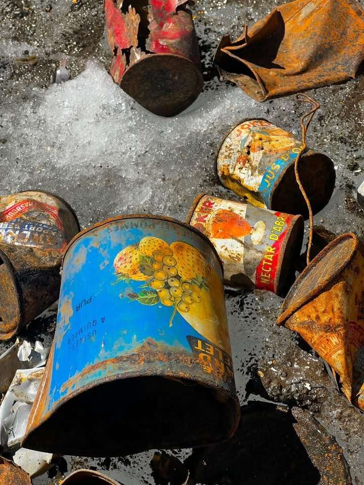 I ritrovamenti di rifiuti sulla Barre des Écrins (c) Davide Marcucci