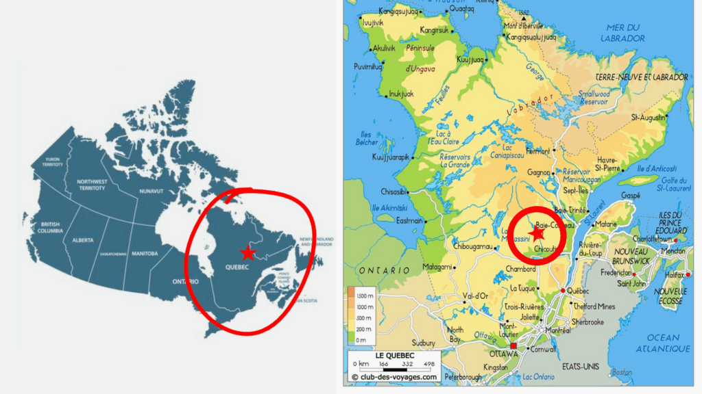 Patrice Ponza vers le lac au Québec