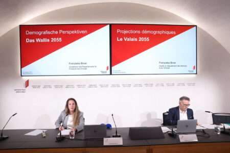 Démographie : Le Valais en hausse, la Vallée d’Aoste en baisse Projections démographiques cantonales 2025 2055 démographiques, le 20 août 2026 (c) État et Canton du Valais