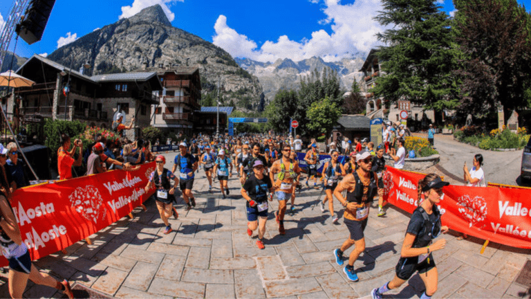 L'UTMB à Courmayeur en 2024 (c) UTMB Nils Charles Oddoux