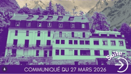 À Briançon, le « Refuge solidaire » ferme puis rouvre : 9 ans sur la route alpine des migrants Un extrait d'une image d'un communiqué de Refuge solidaire en mars