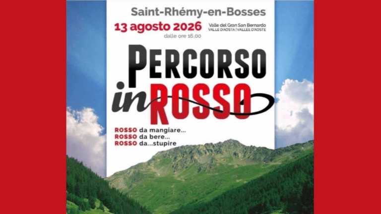 La locandina di Percorso in rosso