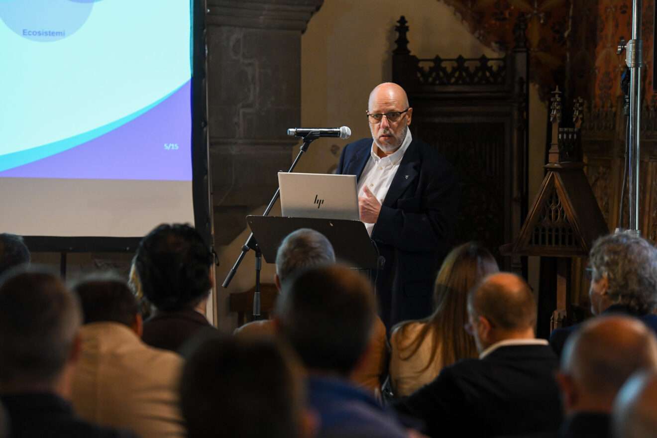 Paolo Angelini au colloque d’Introd (c) BIM Vallée d’Aoste / Paolo Rey
