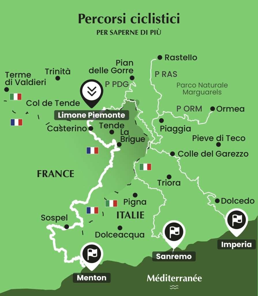 Gli itinerari ciclistici (c) RivierALP
