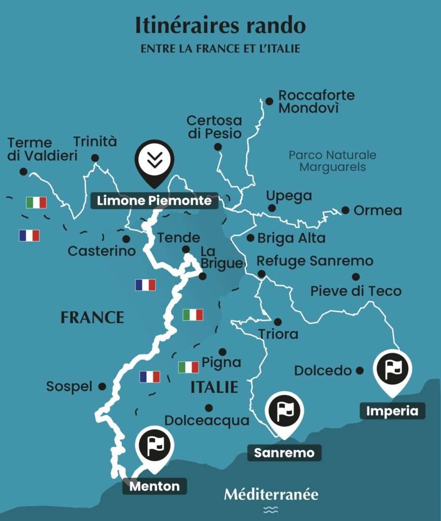 Les itinéraires de randonnée (c) RivierALP
