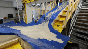 Il modello 3D della frana di Blatten; Le modèle tridimensionnel de l’effondrement de Blatten (c) Roman Oester, SLF