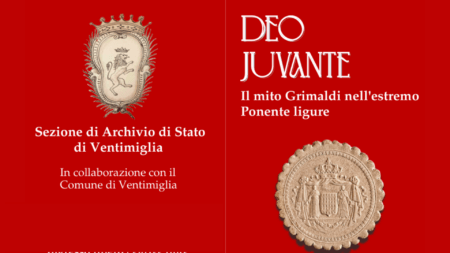 Il flyer della mostra di Ventimiglia