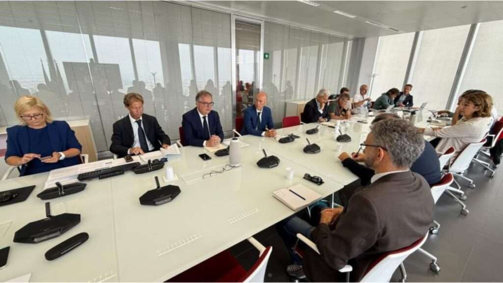 La prima riunione del Tavolo Monviso a Torino, nella sede della Regione Piemonte (c) Regione Piemonte