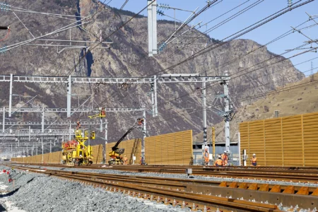 Les travaux à Saint Jean de Maurienne en 2026 (c) TELT