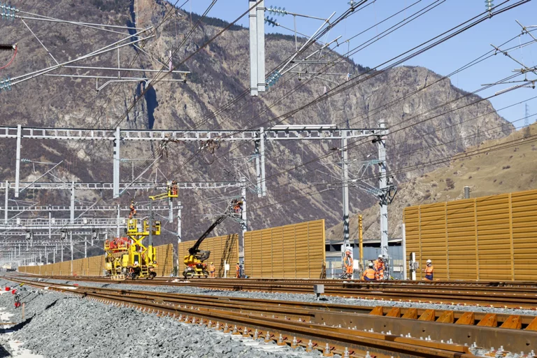 Les travaux à Saint Jean de Maurienne en 2026 (c) TELT