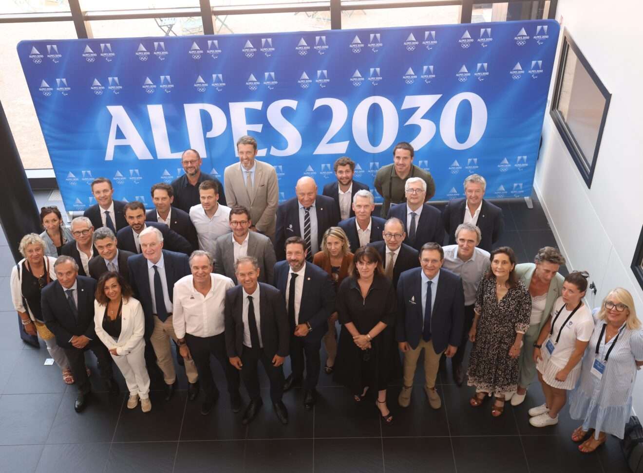 Au moment de la présentation de la carte des Jeux (c) Comité National Olympique et Sportif Français KMSP