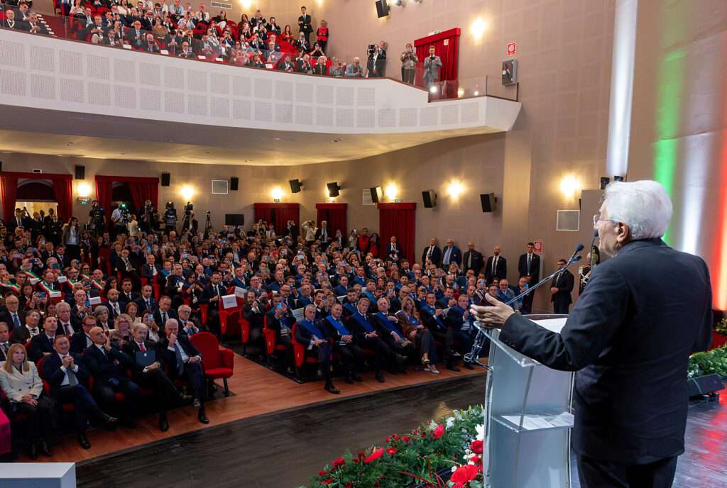 Il presidente della Repubblica italiana a Imperia per l'assemblea delle Province italiane, il 19 ottobre 2026 (c) Presidenza della Repubblica / Paolo Giandotti