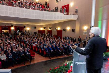 Il presidente della Repubblica italiana a Imperia per l'assemblea delle Province italiane, il 19 ottobre 2026 (c) Presidenza della Repubblica / Paolo Giandotti