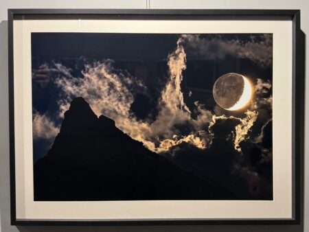 La Luna sul Mont Avic, alla mostra all'Hôtel des États ad Aosta (c) Enzo Massa Micon