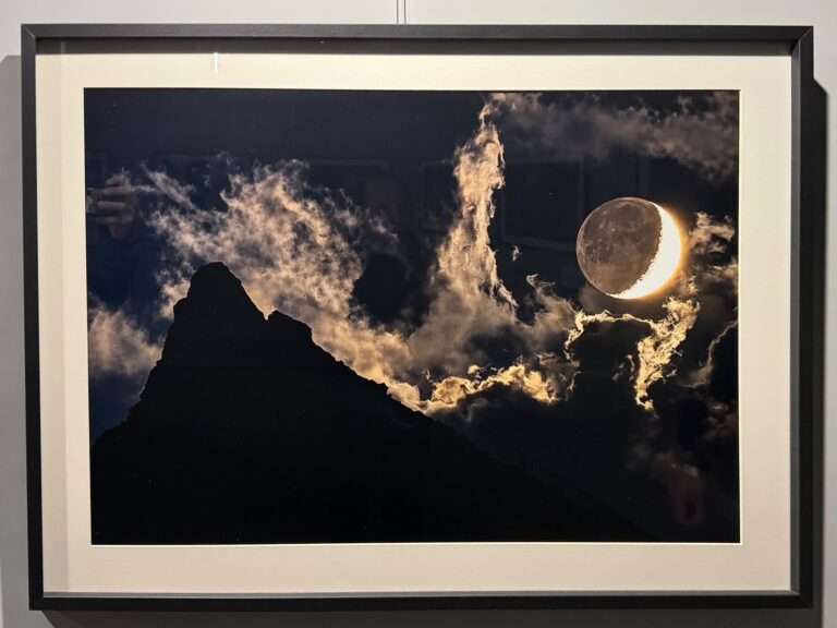 La Luna sul Mont Avic, alla mostra all'Hôtel des États ad Aosta (c) Enzo Massa Micon