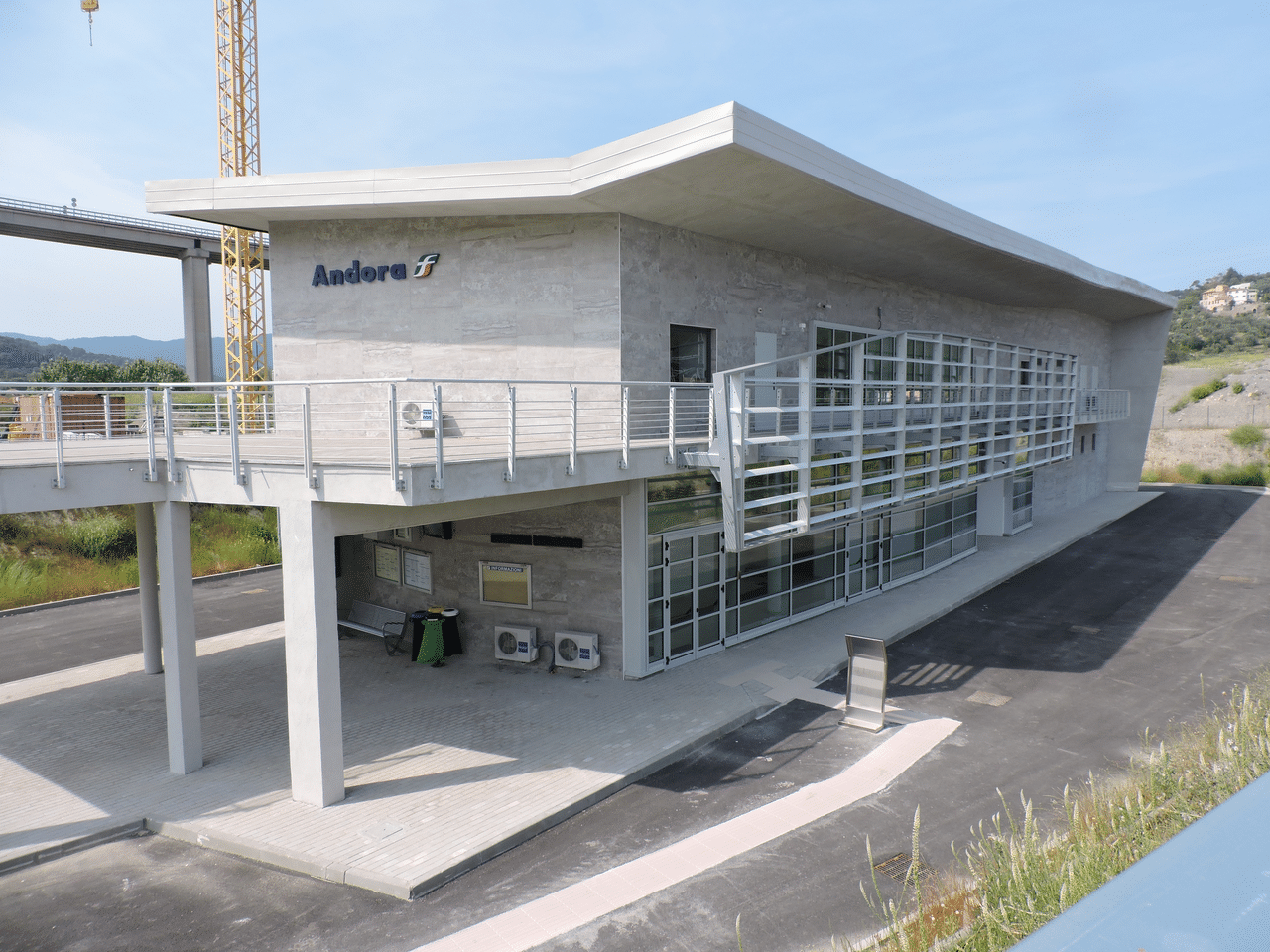 La nuova stazione di Andora (c) CC BY SA 4_0 Pampuco Wiimedia Commons